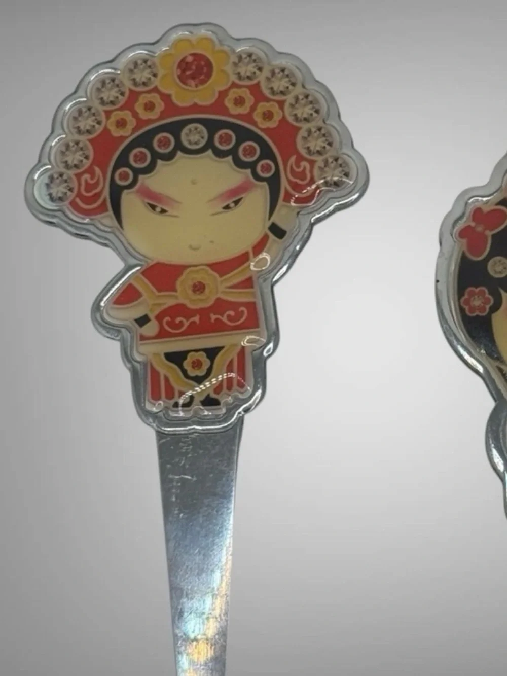 BEIJING OPERA HOUSE ART COLLECTIBLE SPOONS